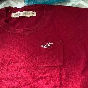 Red Hollister long sleeve